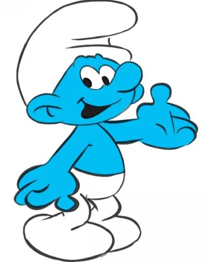 How-to-Draw-a-Smurf